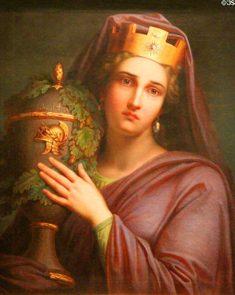 Allegory of German Mourning for Victims of Napoleon painting (1815) by Gerhard von Kügelgen at German Historical Museum. Berlin, Germany.