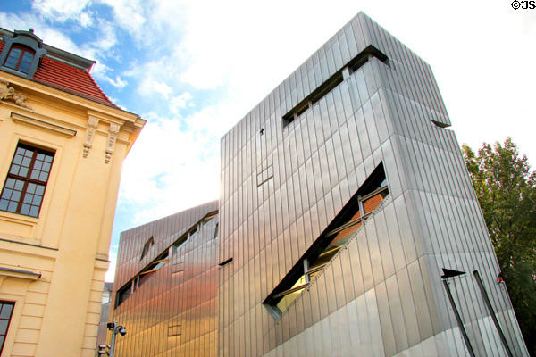 Baroque & modern architecture of Jewish Museum Berlin. Berlin, Germany.