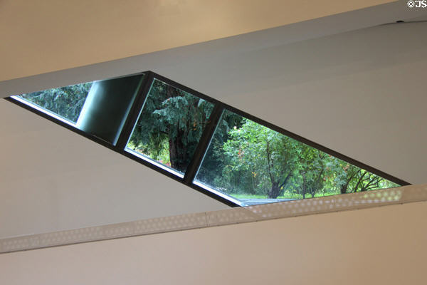 Slit window architecture at Jewish Museum Berlin. Berlin, Germany.