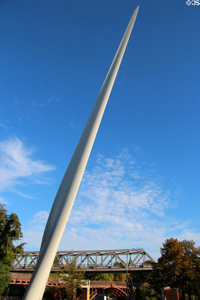 Wind turbine blade at German Museum of Technology. Berlin, Germany.