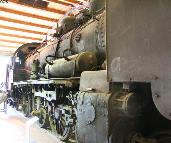 Prussian passenger steam locomotive S8 (1914) by Schichau of Elbing at German Museum of Technology. Berlin, Germany.