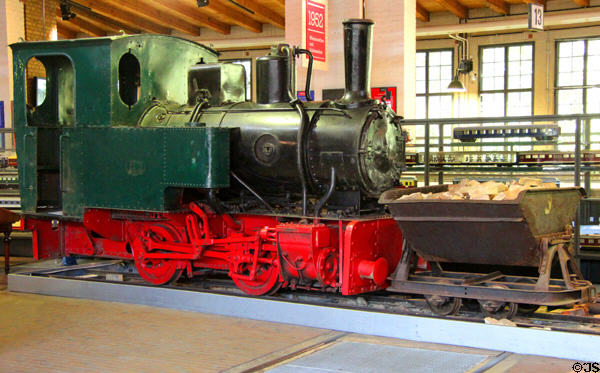 Construction locomotive (1949) by Henschel & Sohn of Kassel used to clear rubble at German Museum of Technology. Berlin, Germany.