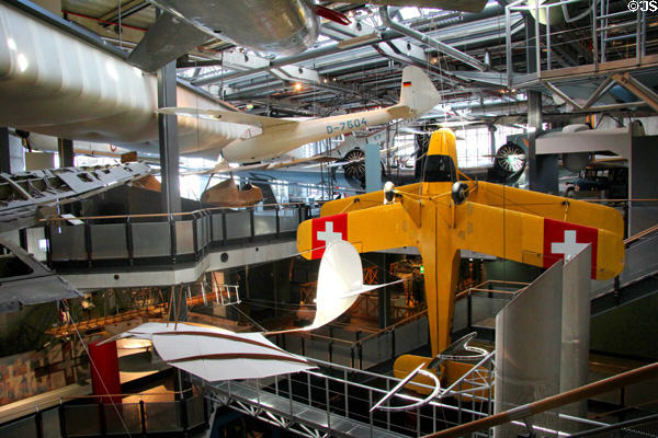 Aircraft collection at German Museum of Technology. Berlin, Germany.