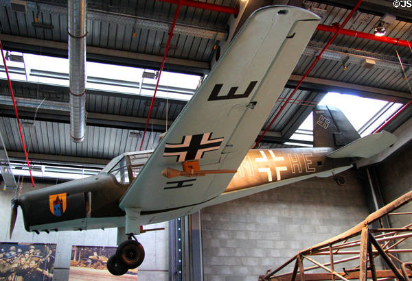 Bücker Bü181 Bestmann sports airplane (1944) at German Museum of Technology. Berlin, Germany.