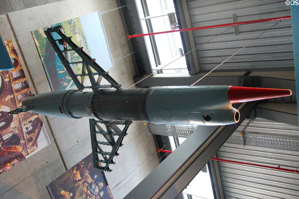 Henschel Hs117 (1944) Schmetterling guided flying bomb at German Museum of Technology. Berlin, Germany.