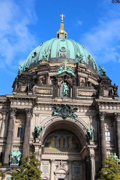 Entrance arch of Berlin Cathedral. Berlin, Germany.