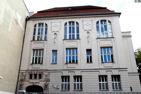 Building beside Große Hamburger Str. Jewish cemetery. Berlin, Germany.