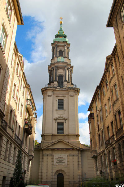 Sophien Church on Große Hamburger Str. In former East Germany, site of 1964 sermon by Martin Luther King Jr. Berlin, Germany.