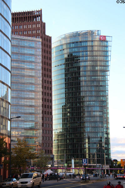 Bahn Tower (2000) at Potsdamer Platz. Berlin, Germany.