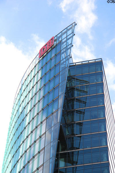 Bahn Tower (2000) at Potsdamer Platz. Berlin, Germany.