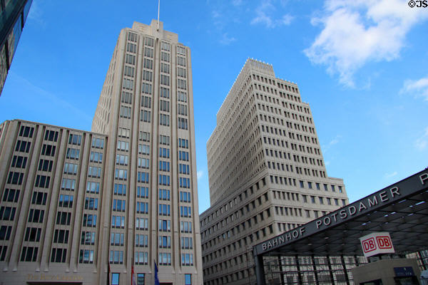 Beisheim-Center (2004) & Delbruck Haus (2003) at Potsdamer Platz. Berlin, Germany.