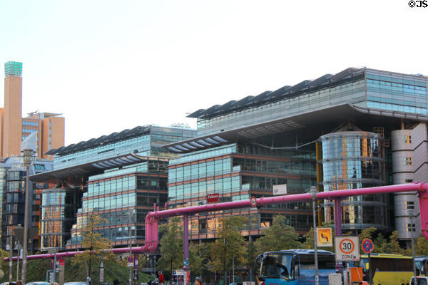 Modern architecture at Potsdamer Platz. Berlin, Germany.