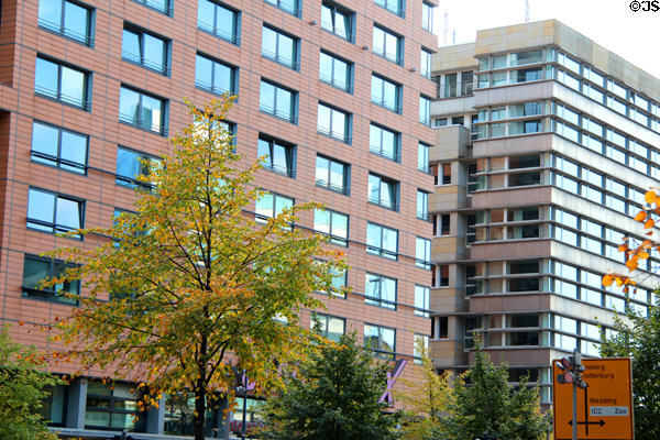 Modern architecture at Potsdamer Platz. Berlin, Germany.