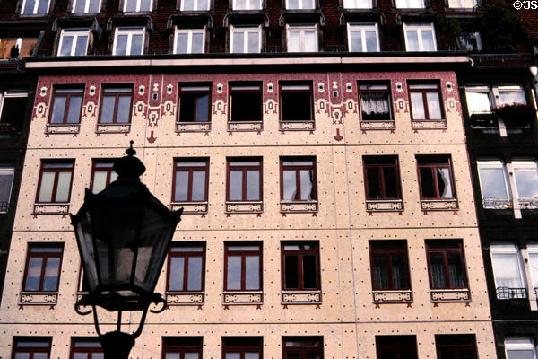 Former Akademie Verlag Berlin building (39 Markgrafenstrasse) publisher of East German Scientific works. Berlin, Germany.