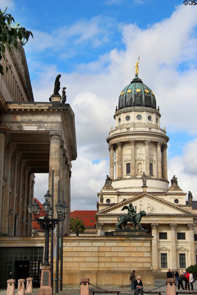 Konzerthaus Berlin & French Cathedral of Berlin on Gendarmenmarkt. Berlin, Germany.