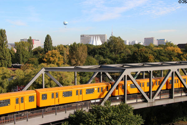 Berlin subway train. Berlin, Germany.