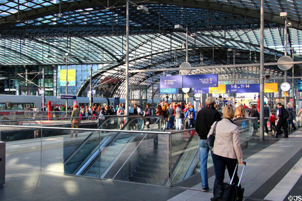Berlin Main Rail Station. Berlin, Germany.