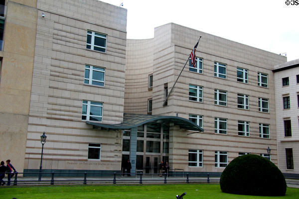 Embassy of United States on Pariser Platz. Berlin, Germany.