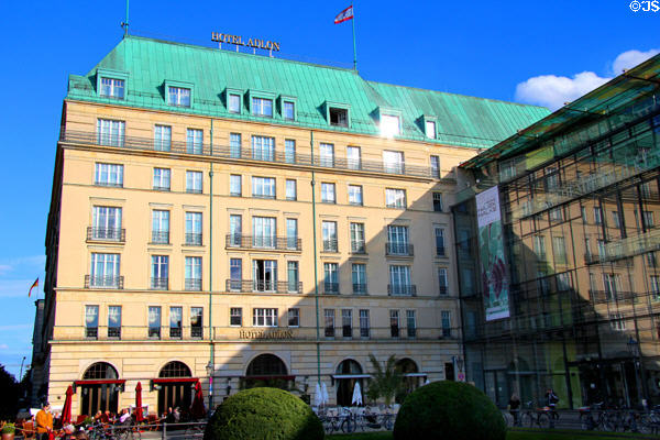 Adlon Hotel on Pariser Platz. Berlin, Germany.