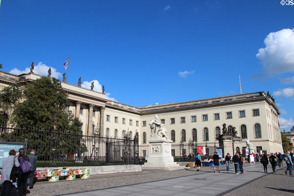 Library of Humboldt University in Berlin on Unter den Linden. Berlin, Germany.