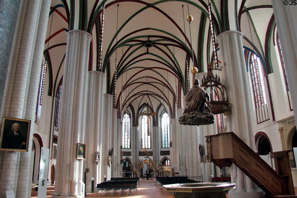 Interior of St Nicholas' Church. Berlin, Germany.