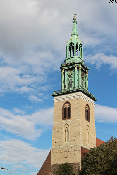 St Mary's Lutheran Church (Marienkirche) (post-WWII reconstructions of 19thC structure) (Karl-Liebknecht-Straße). Berlin, Germany.