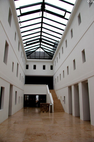 Atrium of Pomeranian State Museum. Greifswald, Germany.
