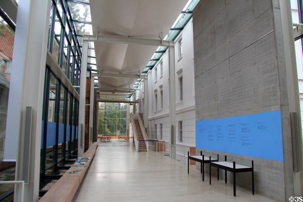 Atrium of Pomeranian State Museum. Greifswald, Germany.