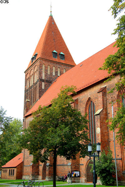 Evangelical Church of St Jacobi on Domstraße near Greifswald University,. Greifswald, Germany.