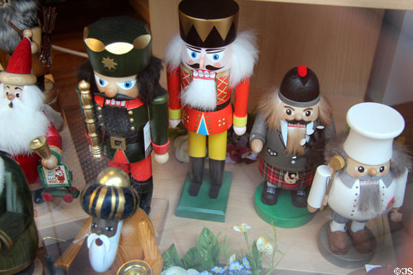 Ornamental nut crackers of Germany. Köln, Germany.