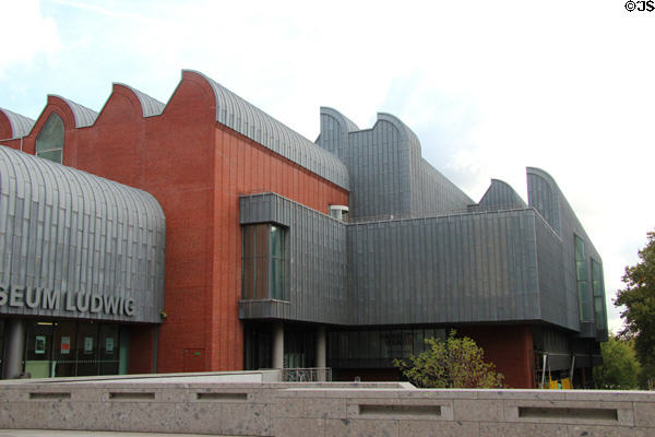 Architecture of Ludwig Museum. Köln, Germany.