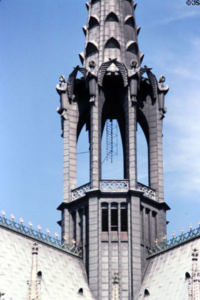 Spire on Köln Cathedral. Köln, Germany.