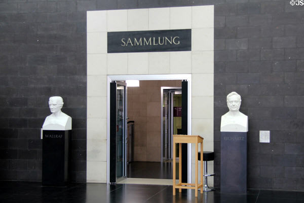 Interior architecture at Wallraf-Richartz Museum. Köln, Germany.