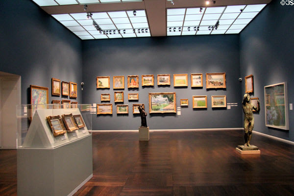 Gallery at Wallraf-Richartz Museum. Köln, Germany.