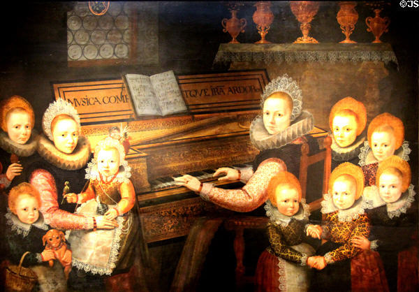 The Family of Christoph Wintzler painting (1616) by Gofffried von Wedig at Wallraf-Richartz Museum. Köln, Germany.