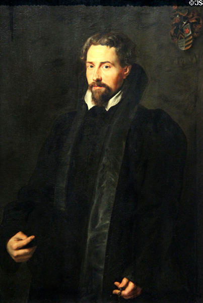 Portrait of a Clergyman by Peter Paul Rubens at Wallraf-Richartz Museum. Köln, Germany.