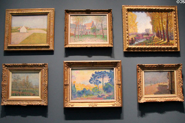 Impressionist Art at Wallraf-Richartz Museum. Köln, Germany.