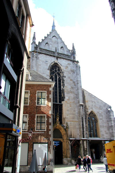 St Foillan Church at Ursulinerstrasse 1, next to Aachen Cathedral, destroyed during WWII & rebuilt. Aachen, Germany.