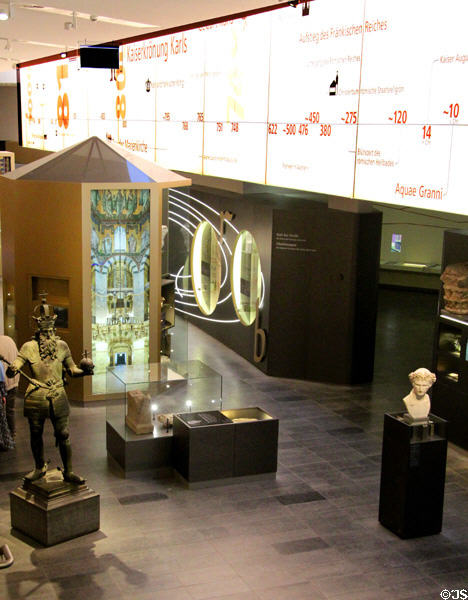 Entrance area at New Aachen City Museum. Aachen, Germany.