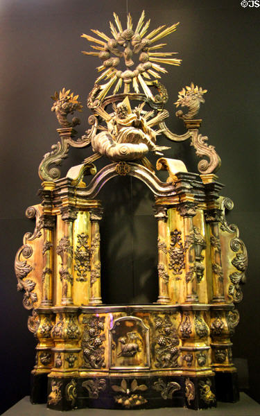 Feast Day Tabernacle (c1760) by Arnold Hubert Moeren at New Aachen City Museum. Aachen, Germany.