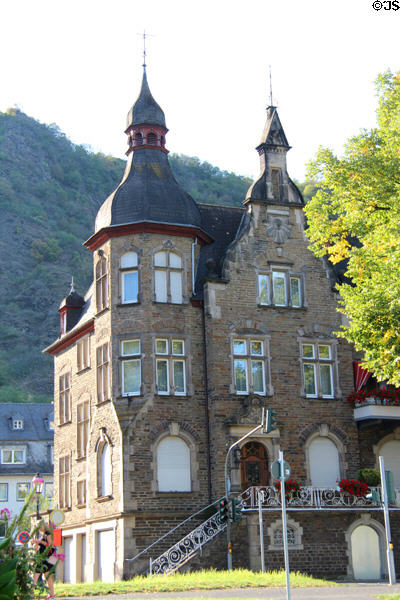 Moselstraße 8 quarry stone villa (c1900). Cochem, Germany.