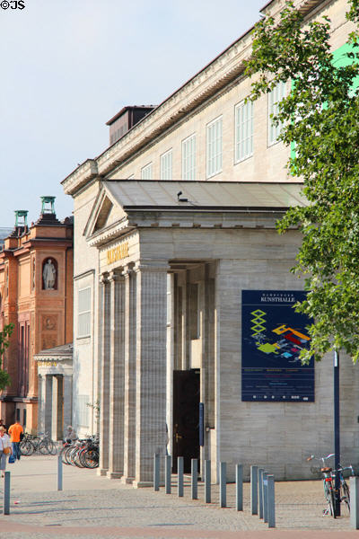 Kunsthalle (main building) at Hamburg Fine Arts Museum. Hamburg, Germany.