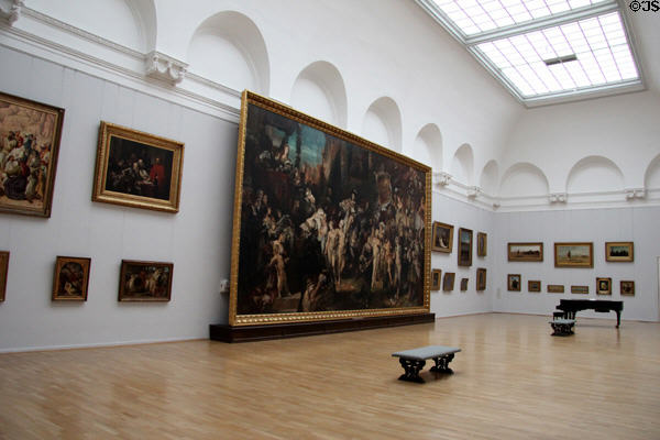 Gallery of Old Master's at Hamburg Fine Arts Museum. Hamburg, Germany.