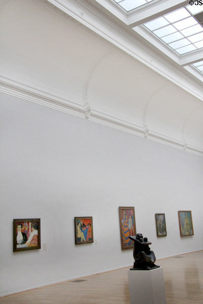 20th C art gallery at Hamburg Fine Arts Museum. Hamburg, Germany.