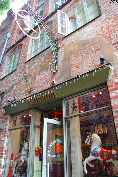 Lübeck Museum of Theatre Puppets (Kolk straße). Lübeck, Germany.
