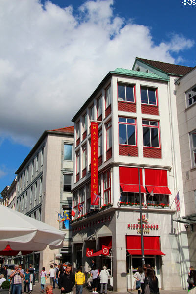 Marzipan Salon store of I.G, Niederegger. Lübeck, Germany.