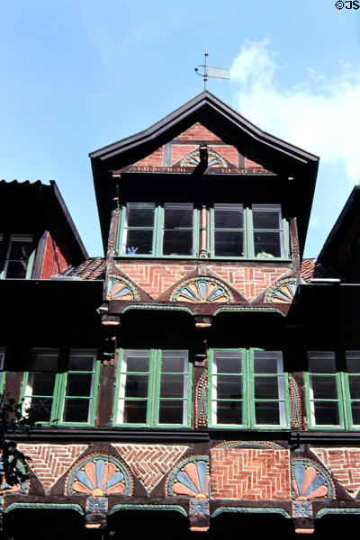 Brick building (1630; renovated 1894) near Lüneburg city hall. Lüneburg, Germany.