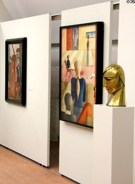 Modern art at Cultural History Museum. Rostock, Germany.