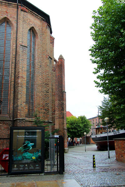 Former abbey church now part of Museum of Cultural History. Stralsund, Germany.