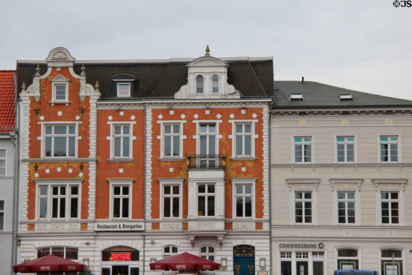 Heritage buildings in Old Town. Stralsund, Germany.